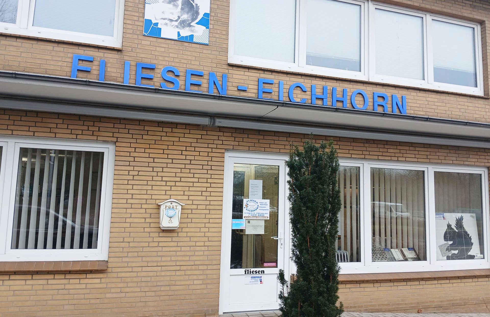 Firmengebäude Fliesen-Eichhorn GmbH von außen